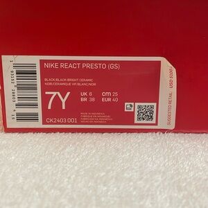 Nike Presto React (grade-school)